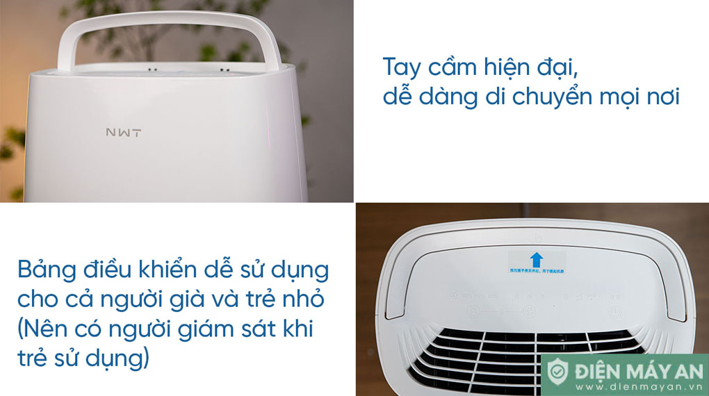 Máy Hút Ẩm Thông Minh Xiaomi New Widetech 18L WDH318EFW1